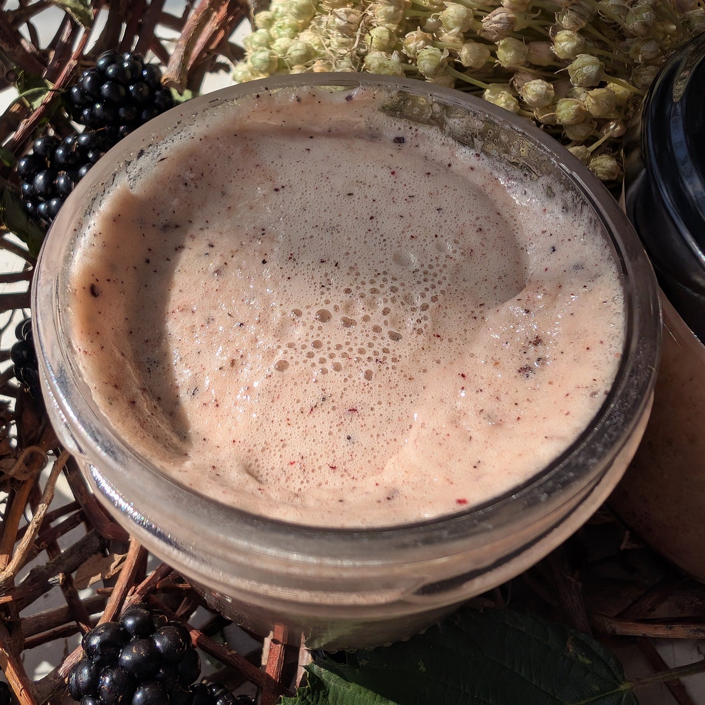 Creamed Blackberry honey