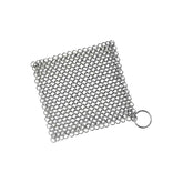 Chainmail Cast Iron Scrubber | Rust-Proof Stainless Steel Cleaner for Cast Iron & Skillets