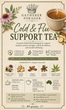 Cold and flu support herbal tea