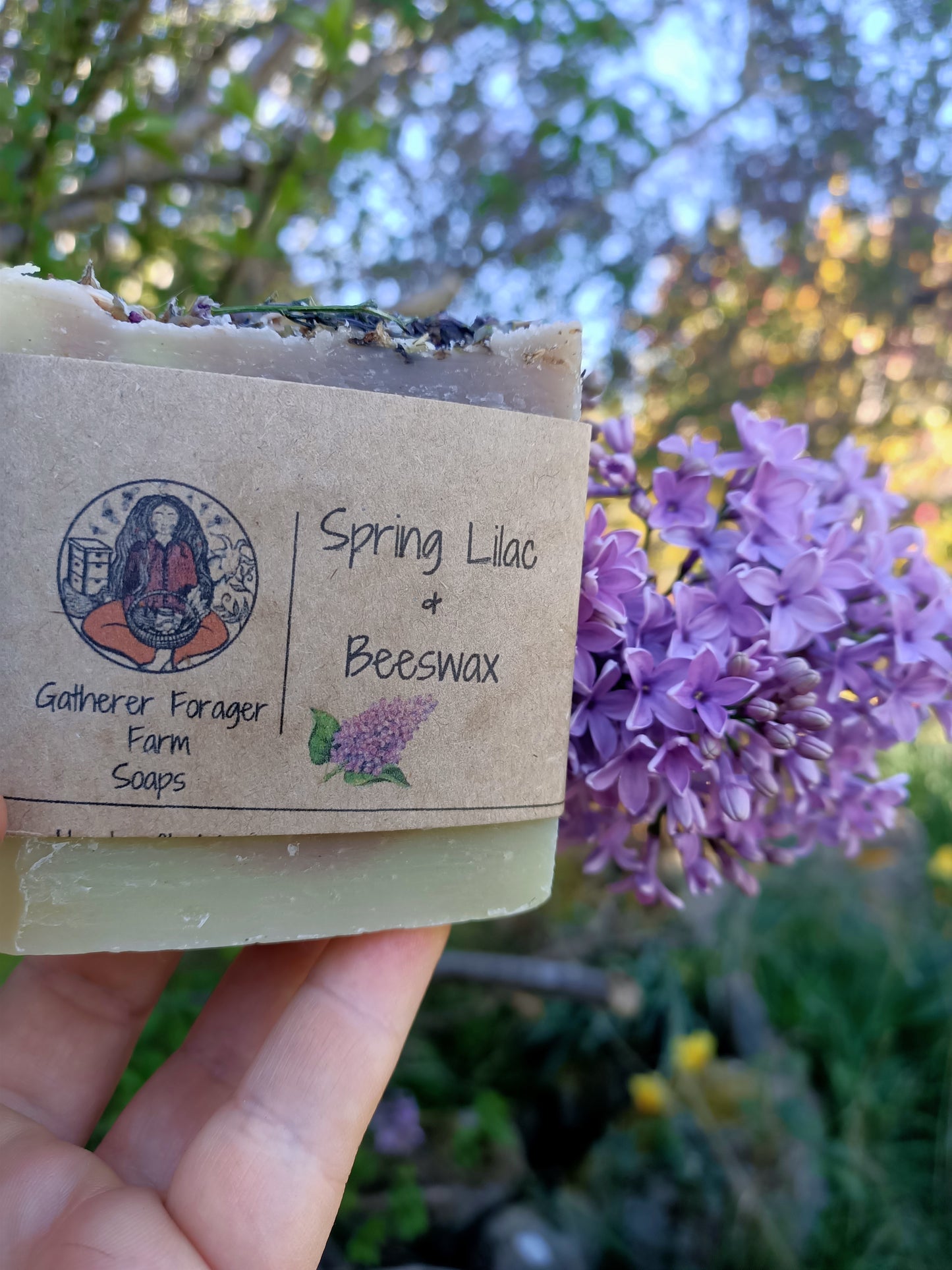 Lilac soap