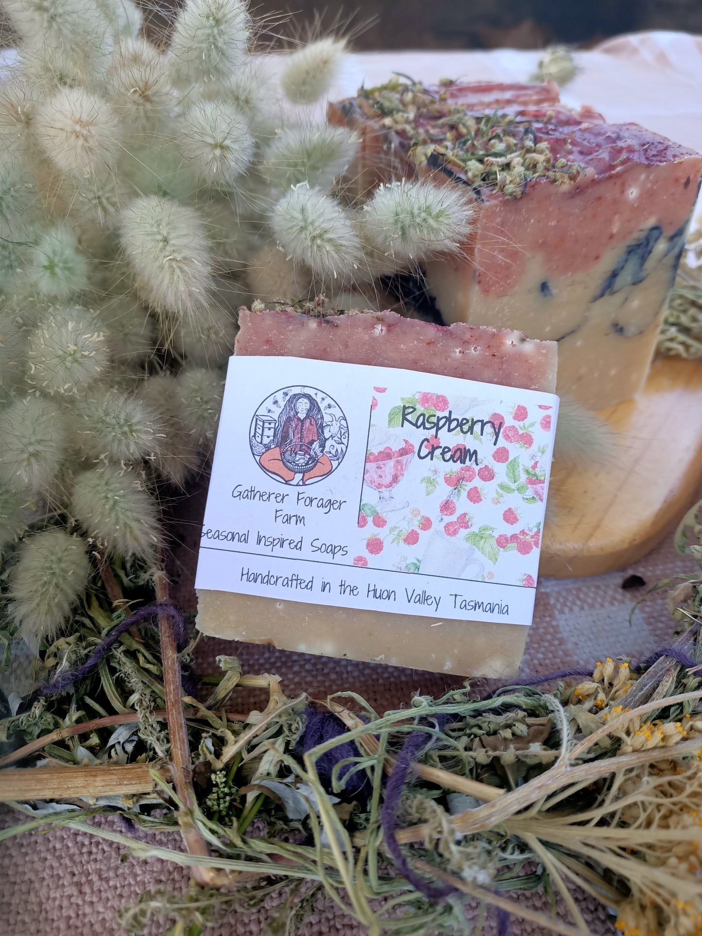 Raspberry Cream soap