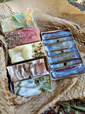 Ceramic soap dish and soap gift pack