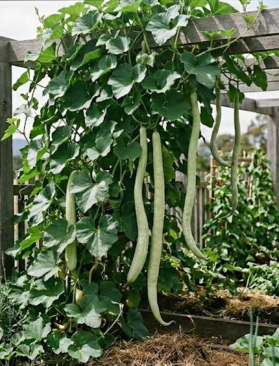 Italian Snake Gourd cucuzza squash seeds Tasmania