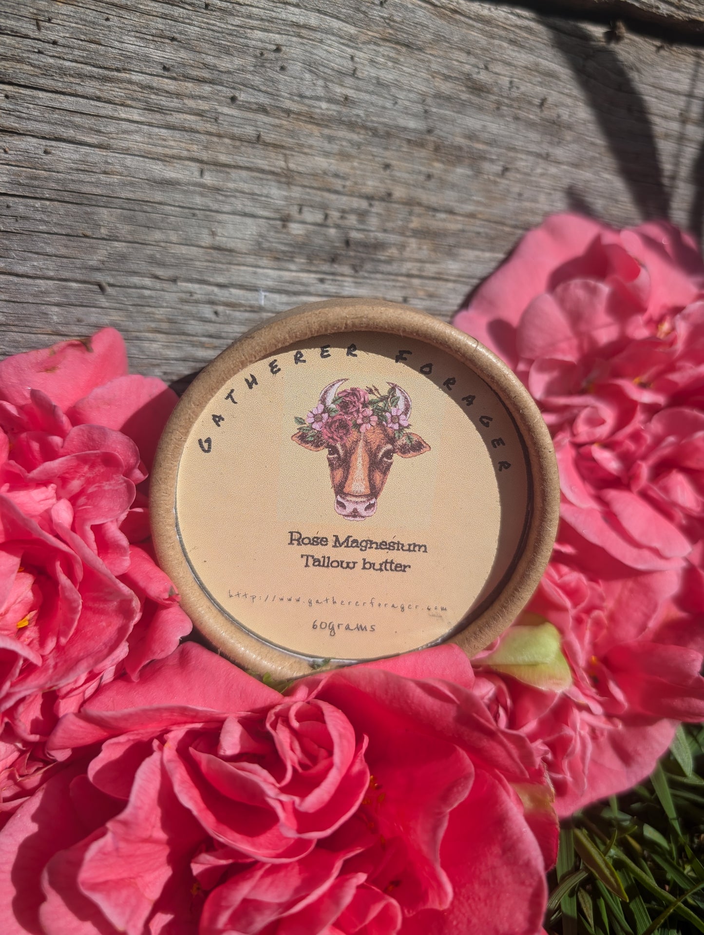 Rose Magnesium Tallow butter