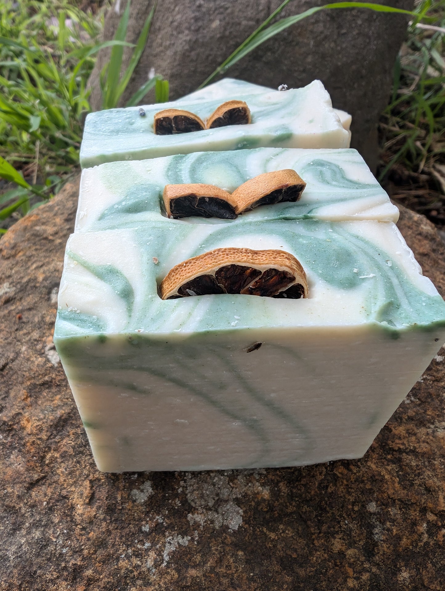 Lime and Basil soap