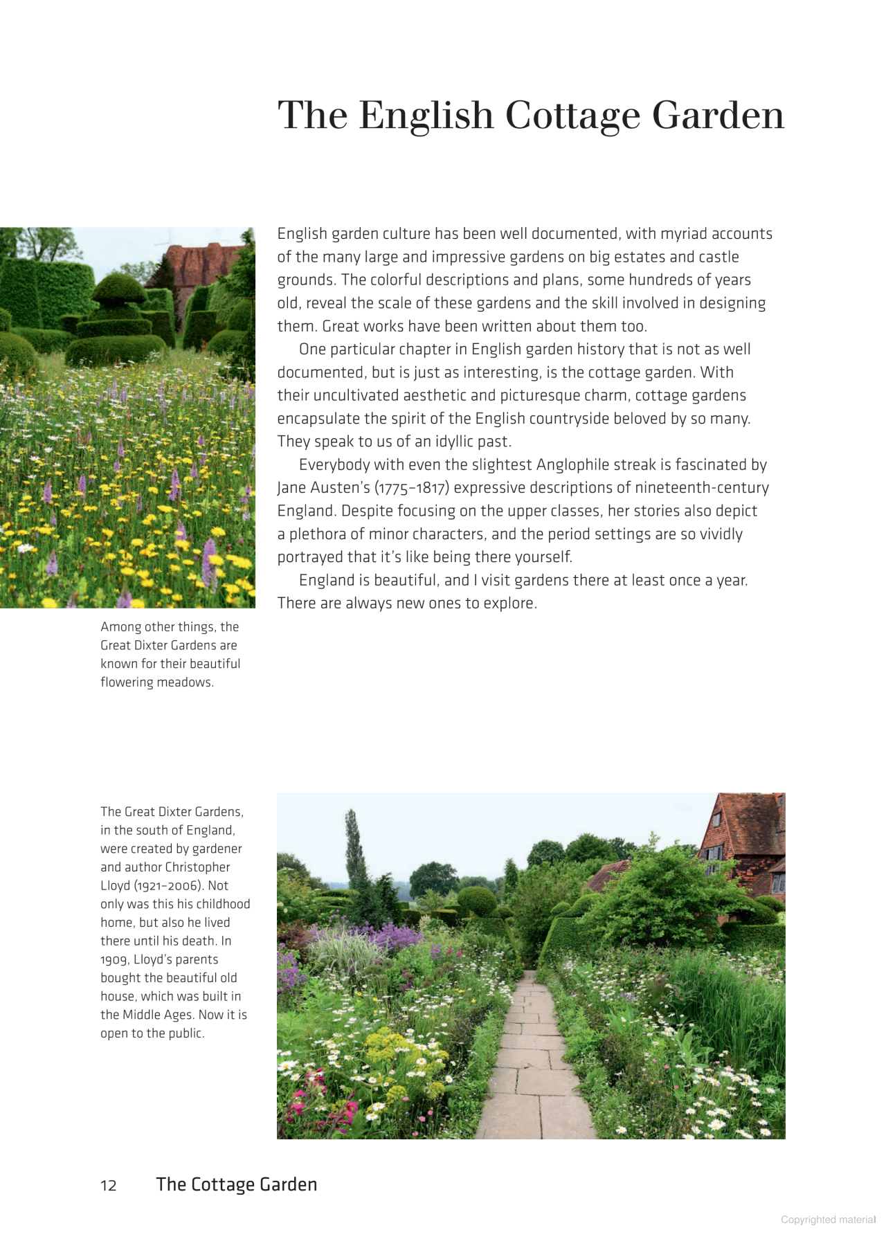 The cottage garden