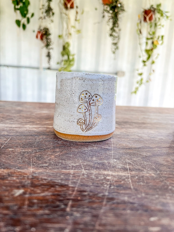 Ceramic mushroom mug