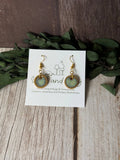 Handmade Ceramic Earrings | Turquoise |