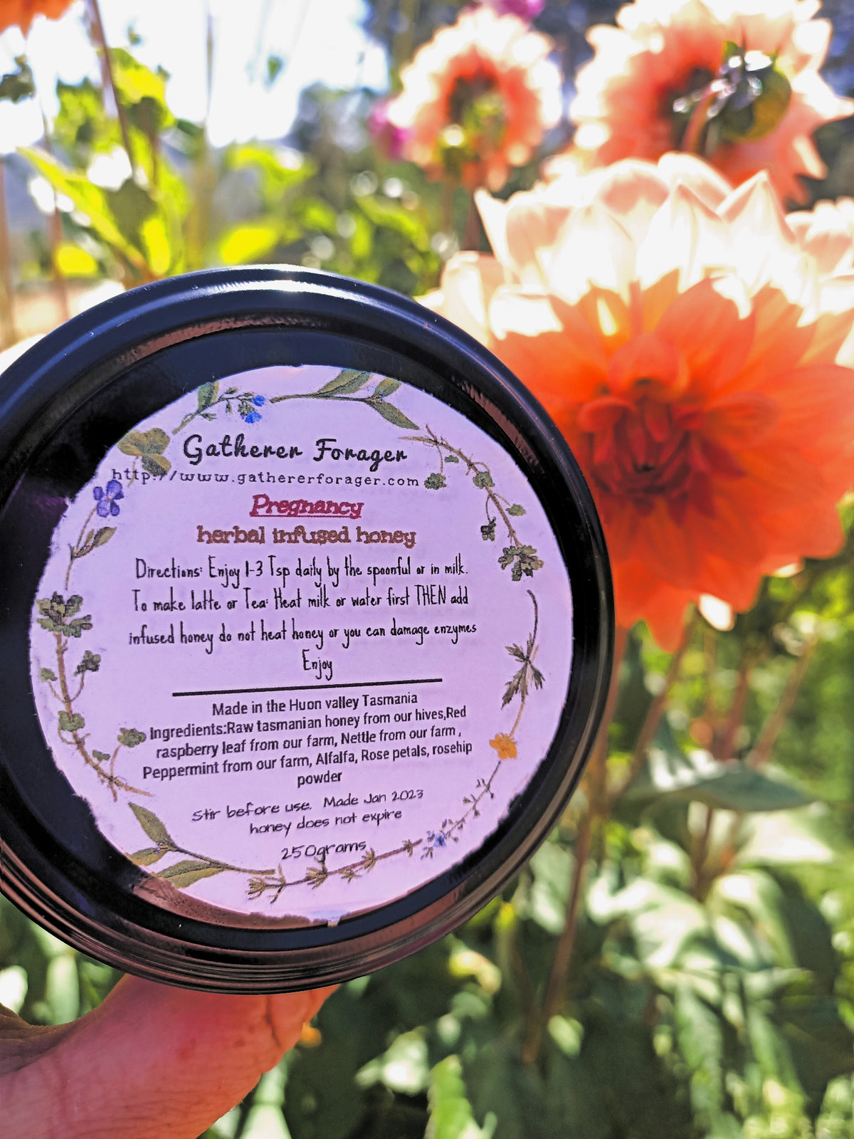 Pregnancy and postpartum support honey