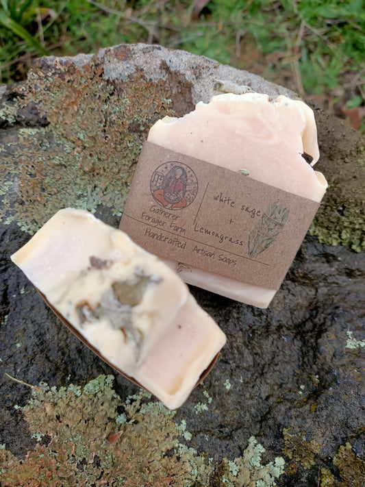 White sage and lemongrass soap