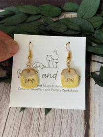 Cute honey pot earrings