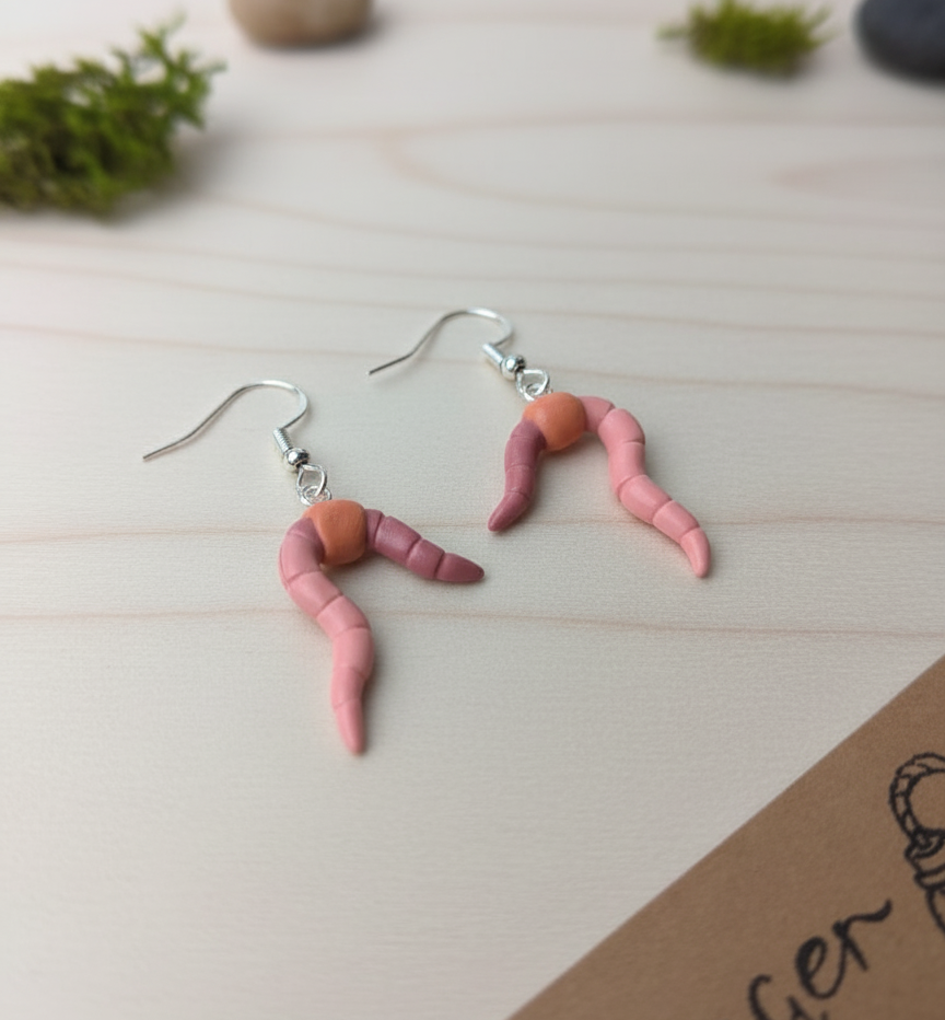 Gifts for gardeners work earrings  Main image