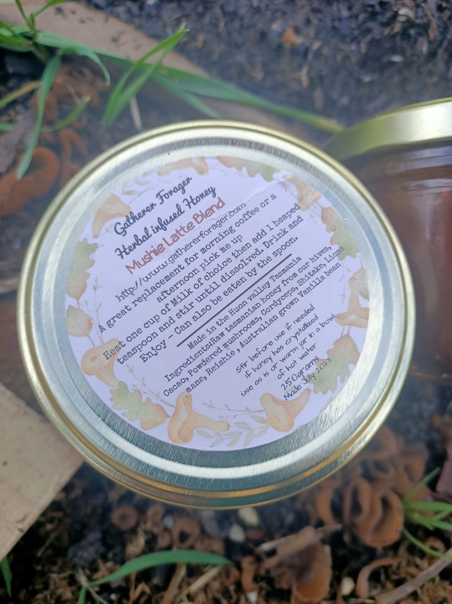 Mushie Latte Herbal infused honey