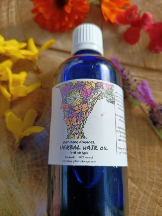Herbal infused Hair oil