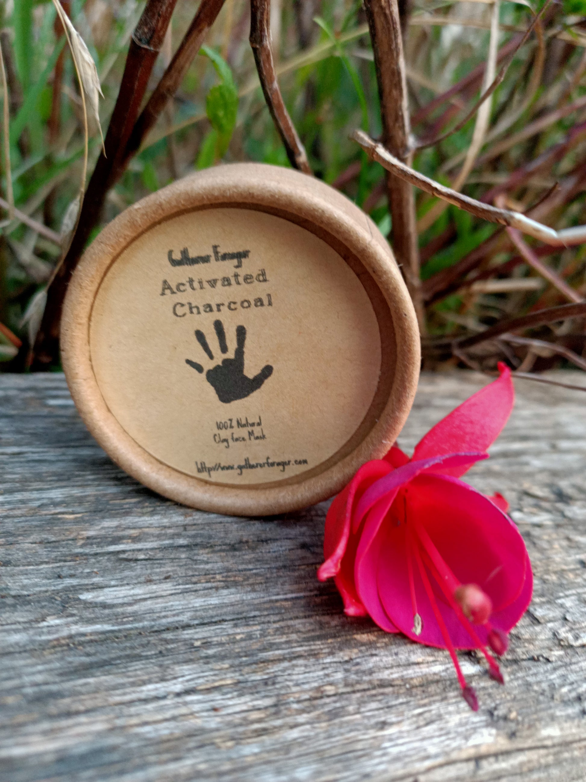 Activated charcoal clay face mask