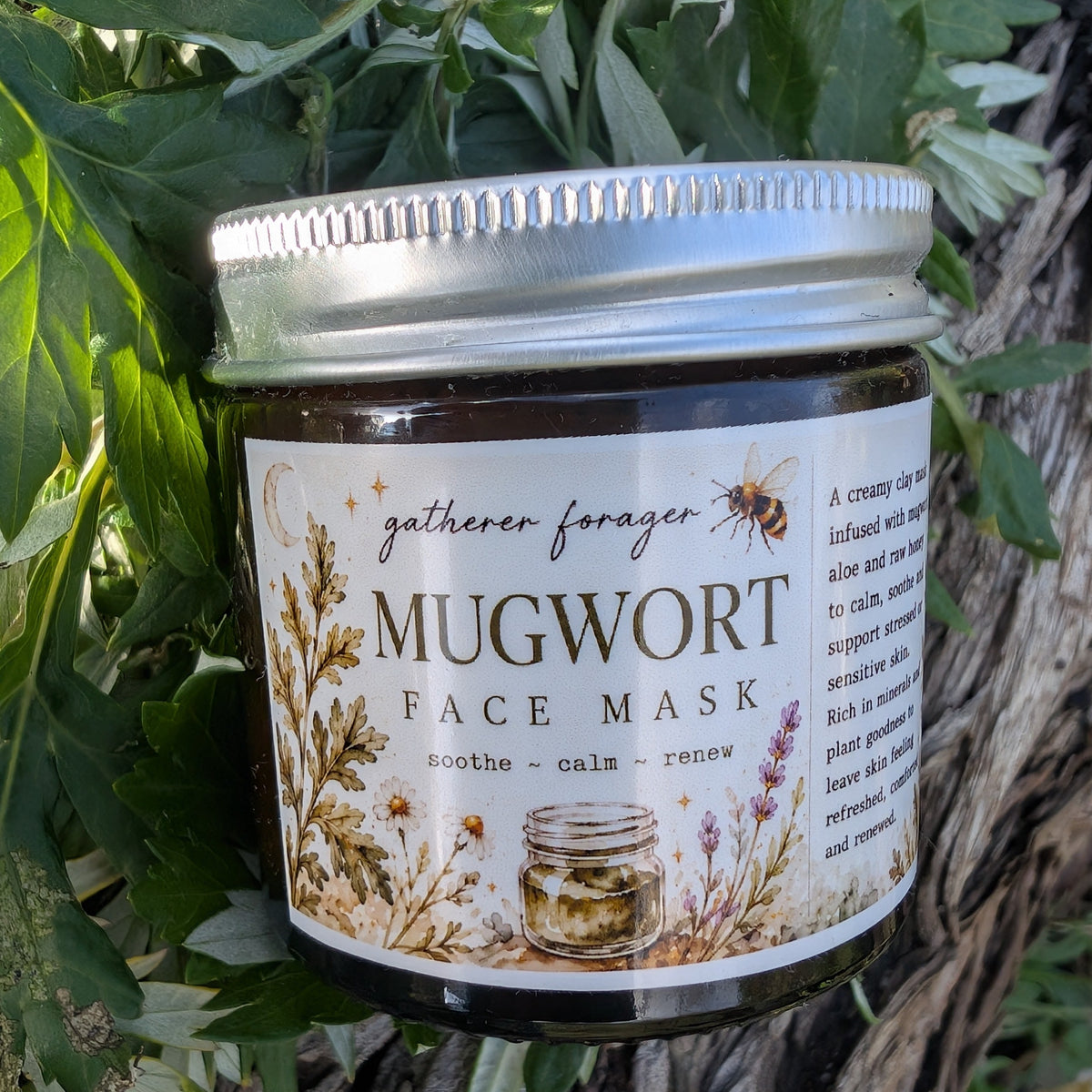 Australian made mugwort face mask 
