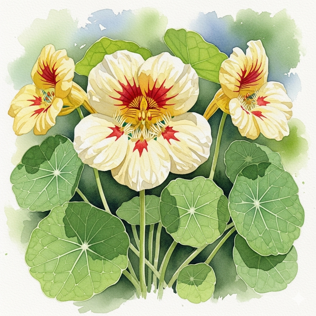 Nasturtium Milkmaid Main image