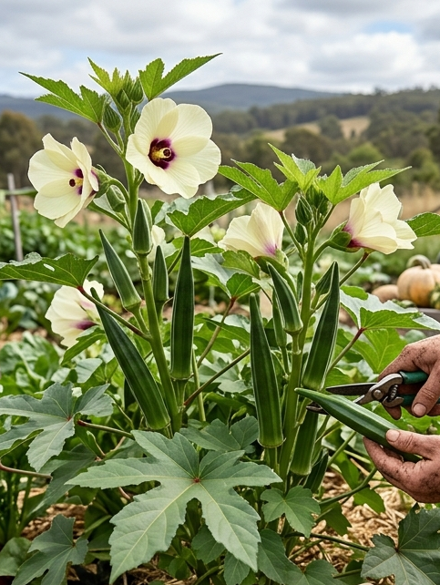 Okra seeds
