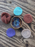 Handmade Ceramic Bowl and face scrubbies