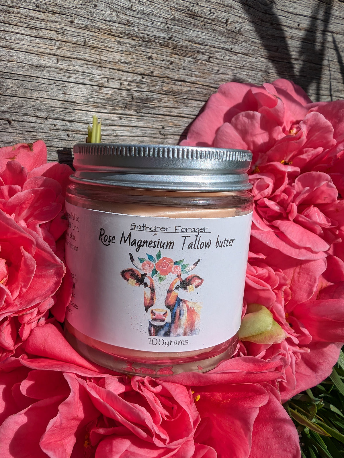 Rose Magnesium Tallow butter Main image