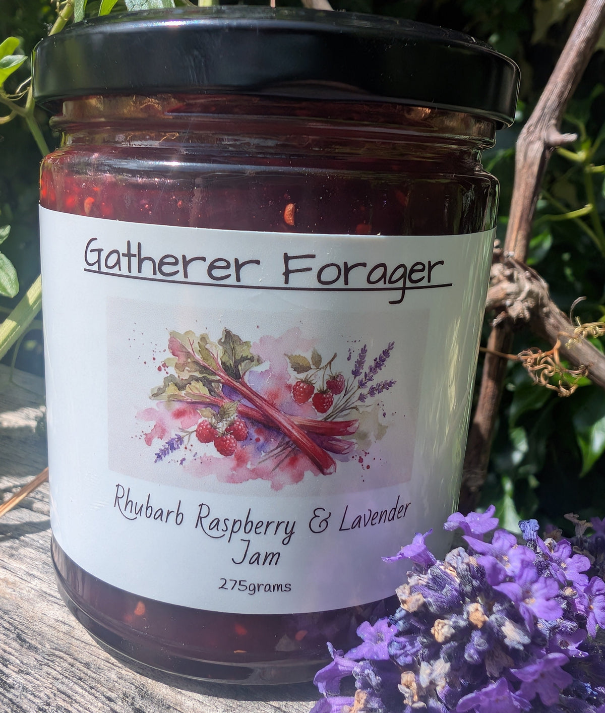 Rhubarb Raspberry & Lavender Jam Main image