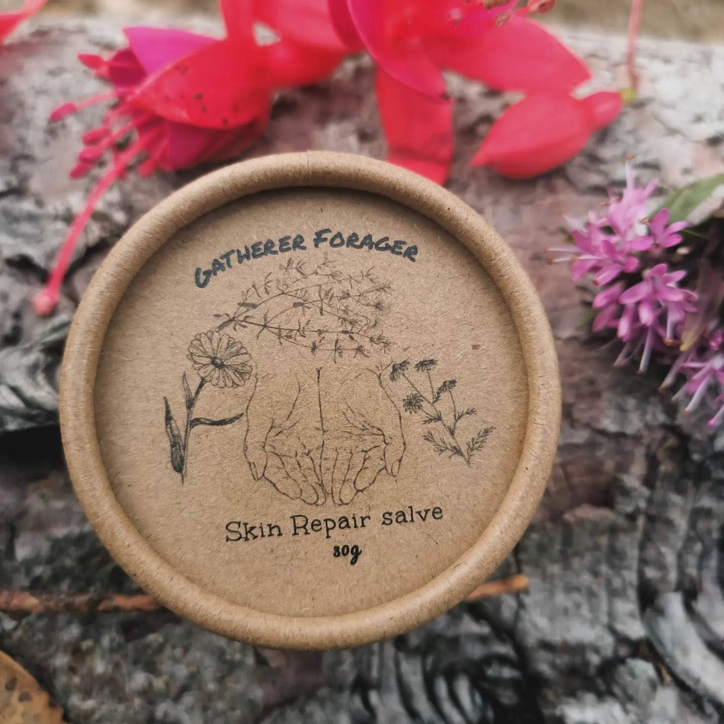 Creamy, pale yellow handcrafted balm with a smooth, slightly textured surface, showcasing its rich and natural consistency.
