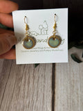 Handmade Ceramic Earrings | Turquoise |