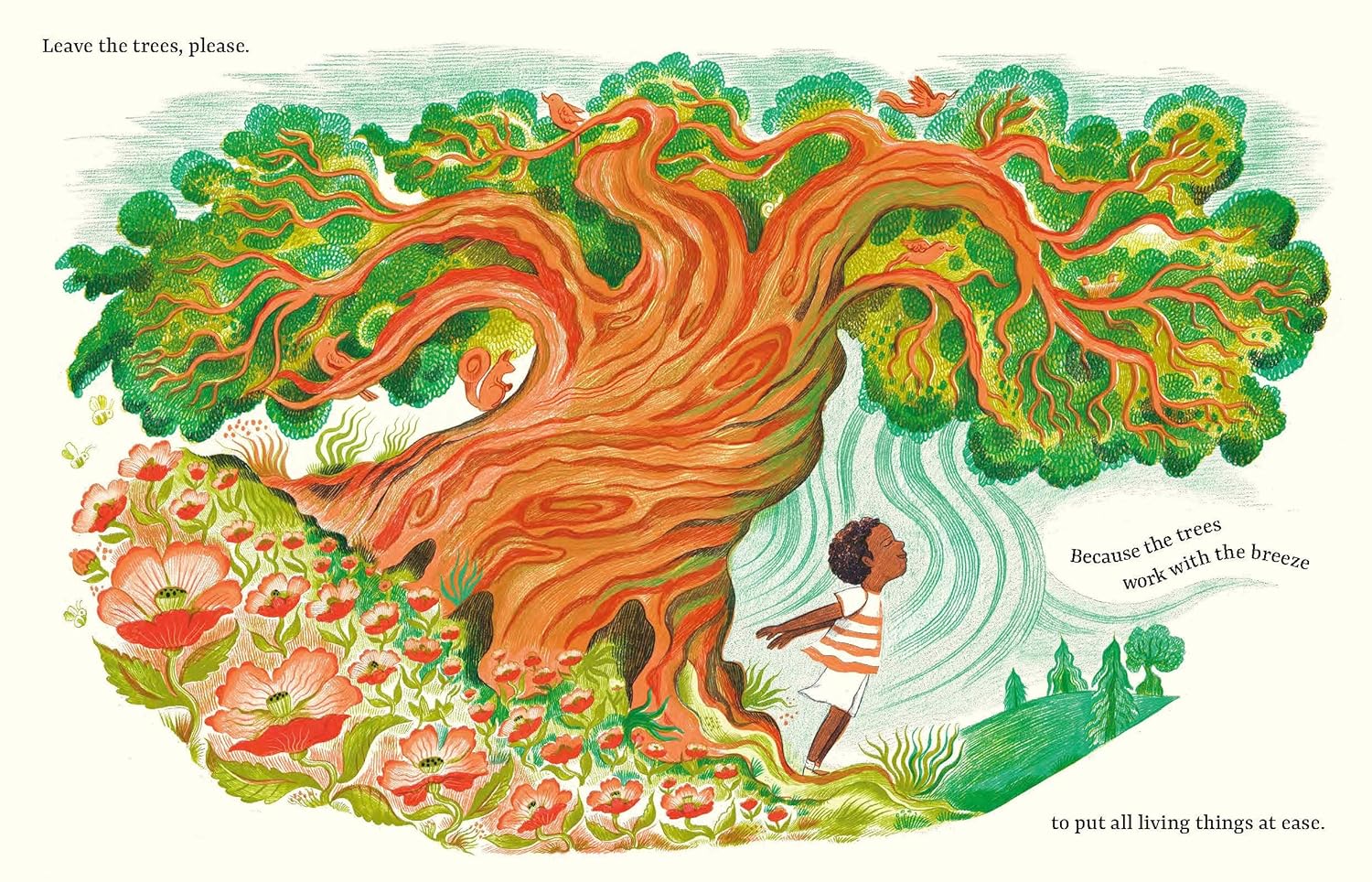 Leave the Trees, Please by Benjamin Zephaniah | Illustrated by Melissa Castrillon | Children’s Book on Nature & Conservation Secondary image