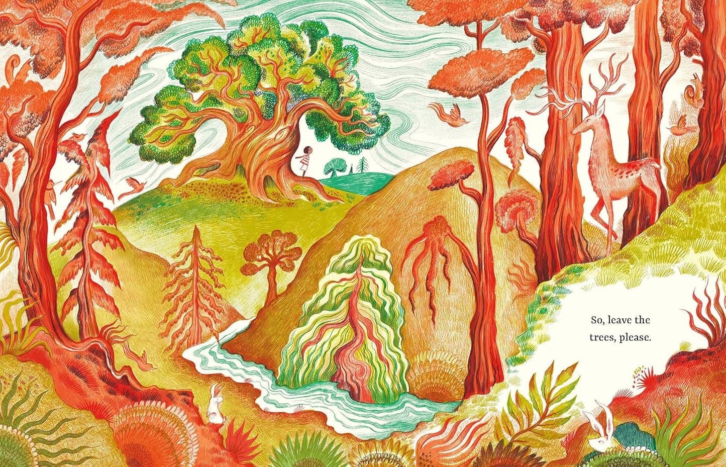 Leave the Trees, Please by Benjamin Zephaniah | Illustrated by Melissa Castrillon | Children’s Book on Nature & Conservation