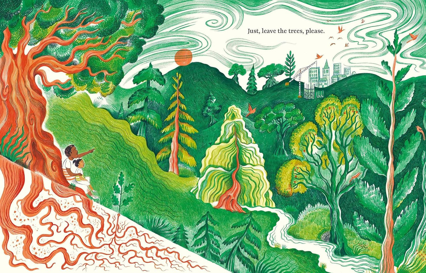 Leave the Trees, Please by Benjamin Zephaniah | Illustrated by Melissa Castrillon | Children’s Book on Nature & Conservation