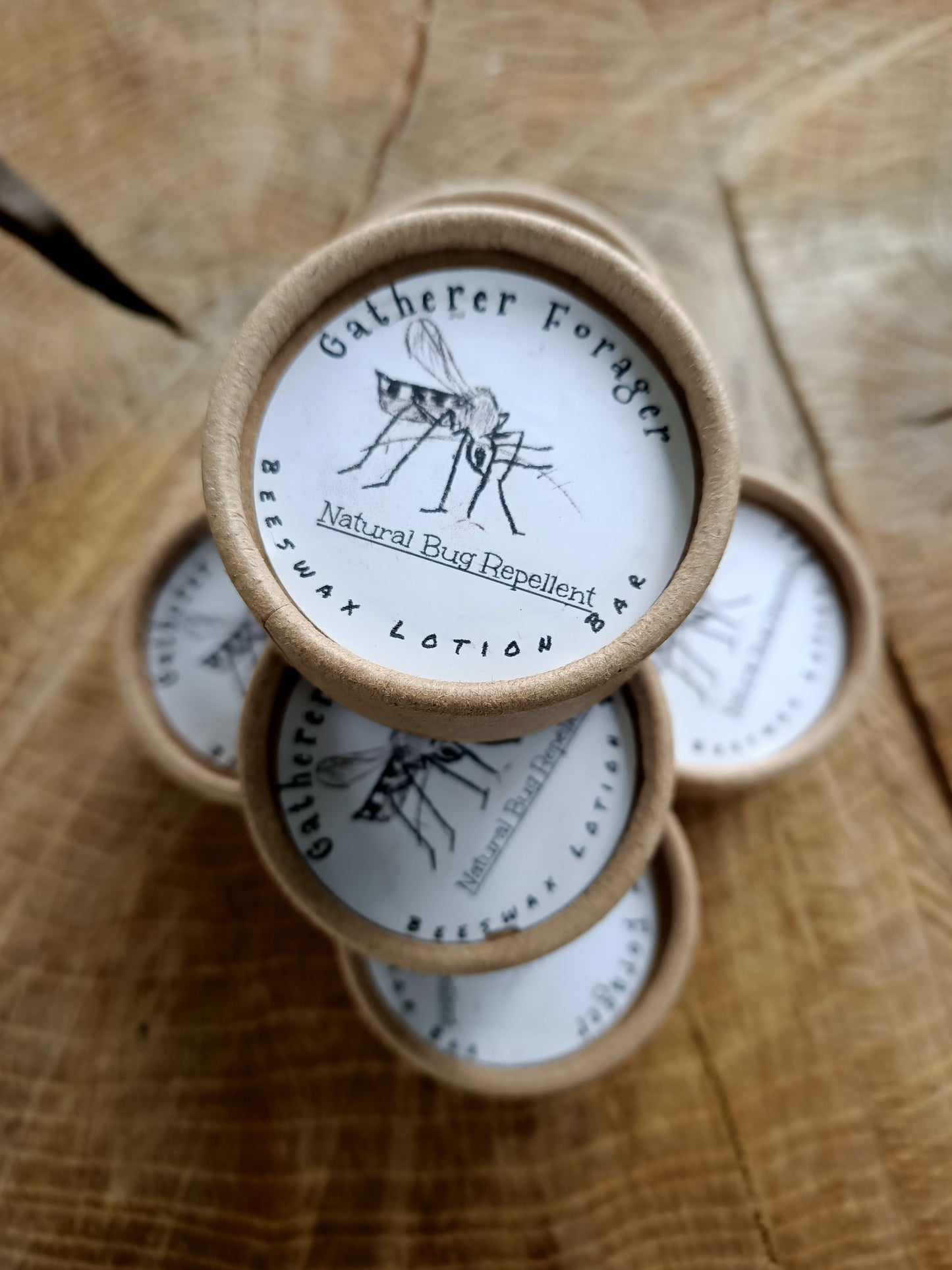 Natural bug repellent balm