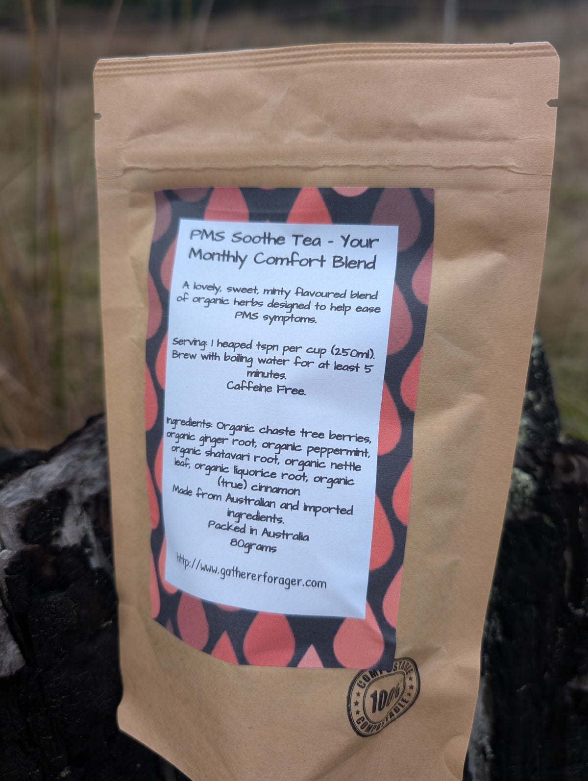 Organic PMS Soothe Tea | Period Pain & Bloating Relief | Hormone Balance Main image