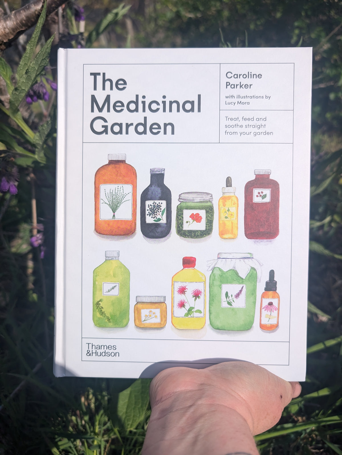 The Medicinal Garden  Treat, feed and soothe straight from your garden By: Caroline Parker, Lucy Mora (Illustrator)