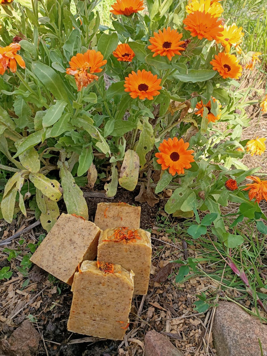 Handmade Calendula Beeswax Natural soap 