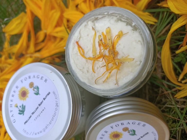 Mellow Yellow Flower infused body butter Secondary image