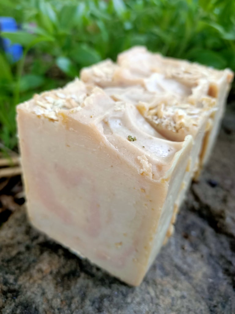 Honey Oat and Pink clay soap