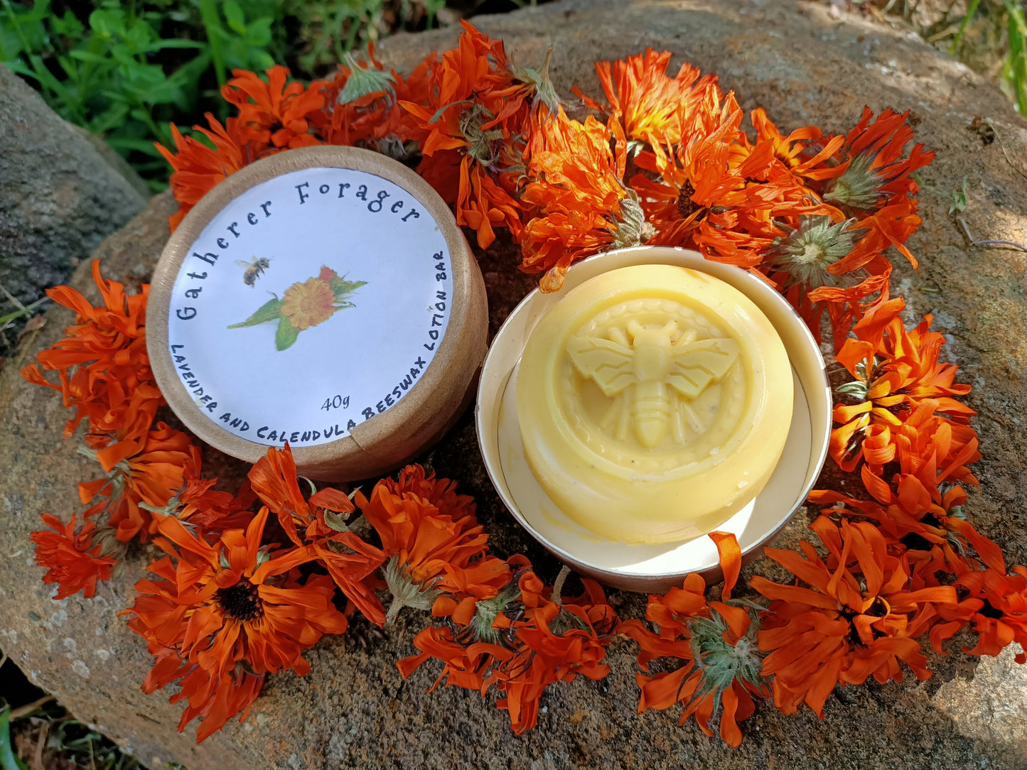 Calendula and Lavender lotion bar