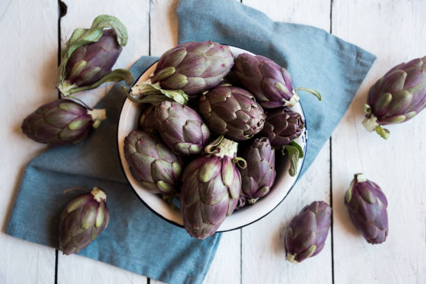 Artichoke purple headed heirloom seeds