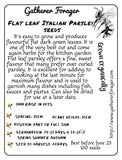 Parsley Italian flat leaf