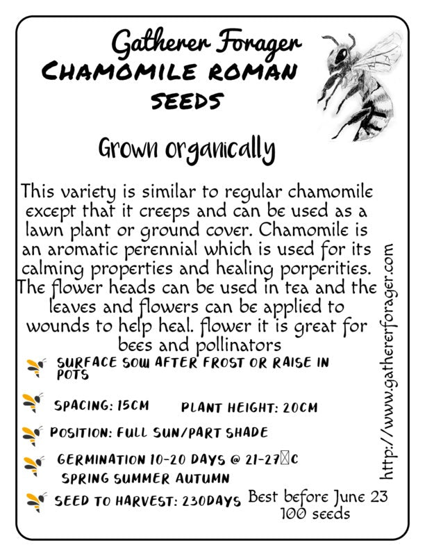 Chamomile seeds Australia 