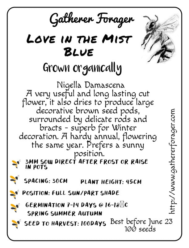 Love in the Mist Nigella Blue Secondary image