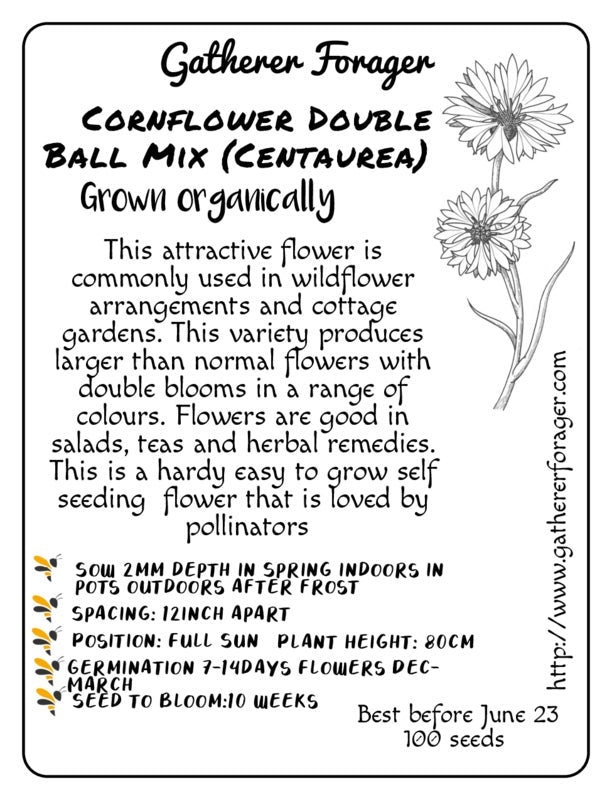 Cornflower double ball mix Secondary image