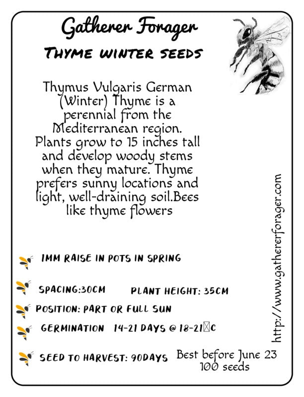 Thyme seeds Australia 